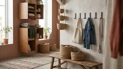 Sbohem, chaos: 5 stylových způsobů, jak uspořádat drobnosti v předsíni